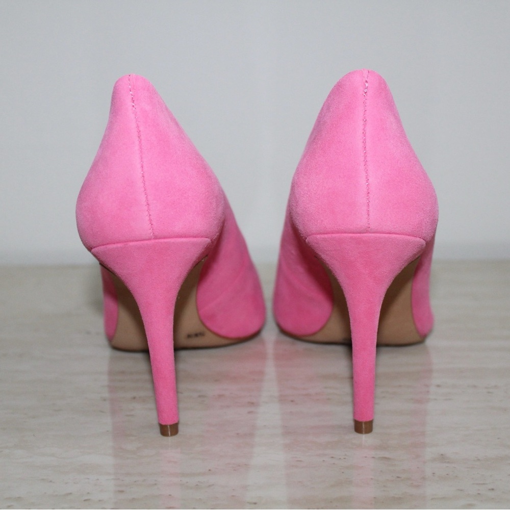 Vince Camuto Ankia Soft Pink Suede Pump Heels - Picture 14 of 16